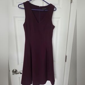 Banana Republic Deep Purple Midi Dress